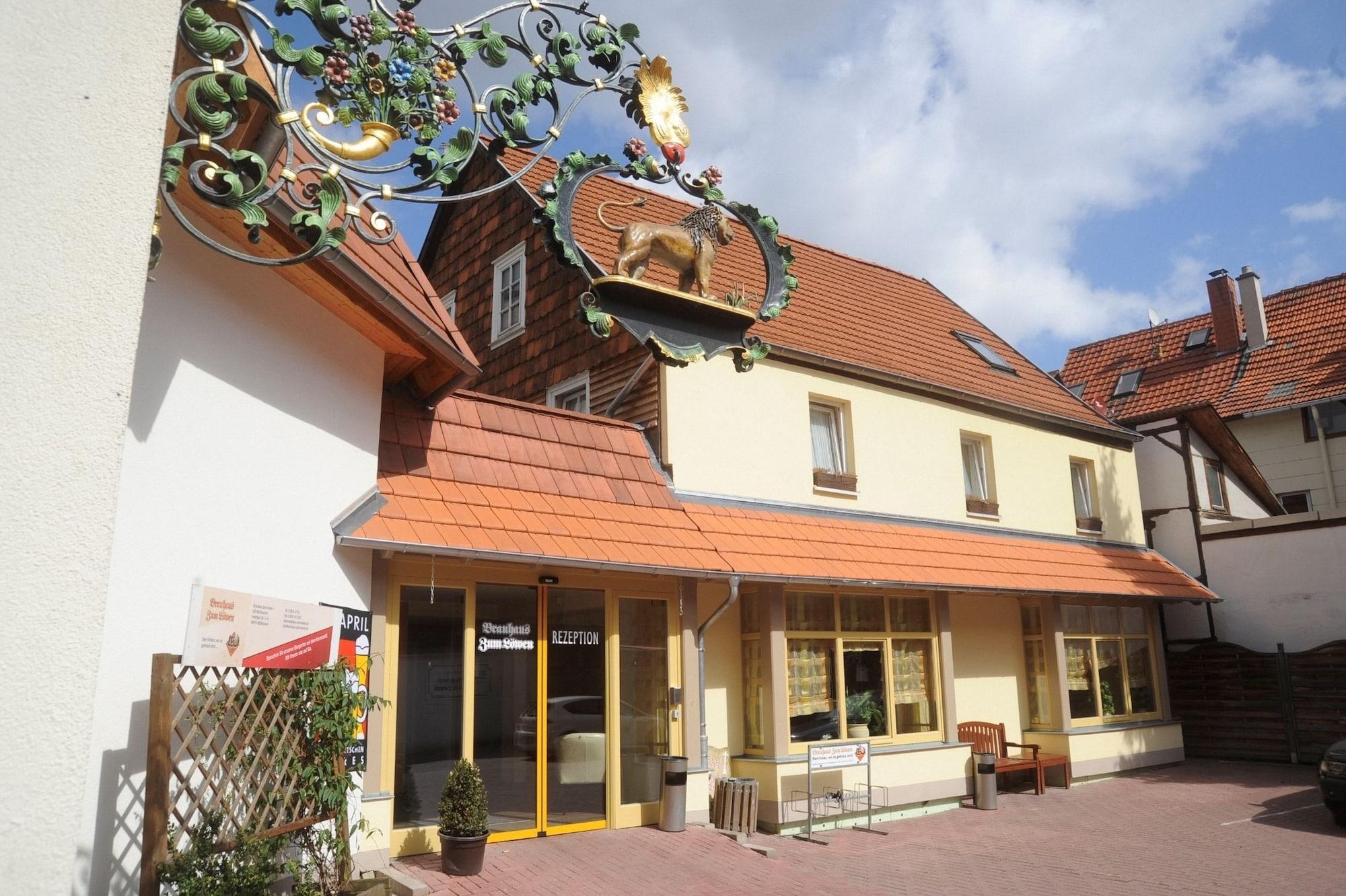 Brauhaus Zum Loewen Hotel Muehlhausen  Exterior photo